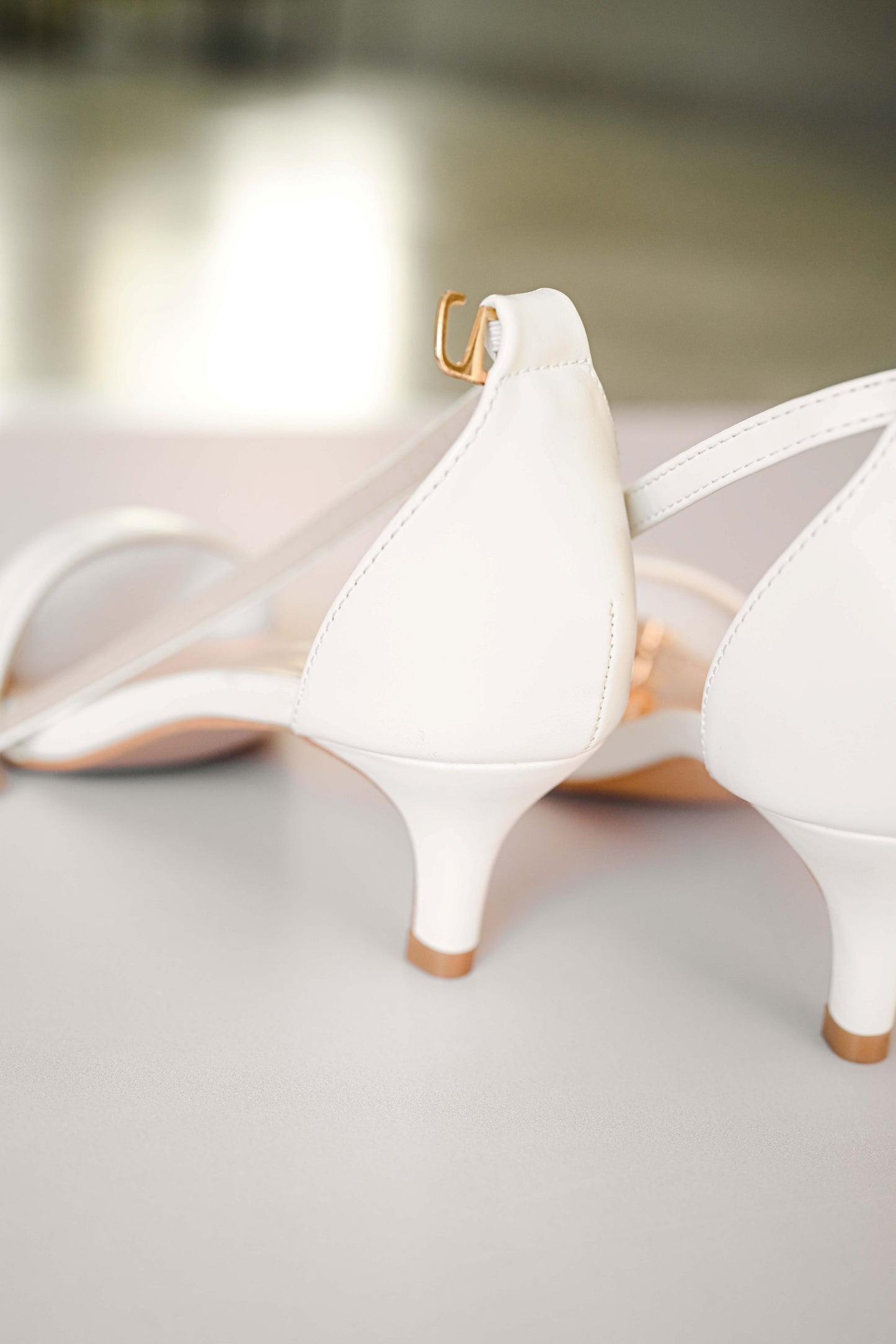 5cm Fynbos ivory bridal kitten heel