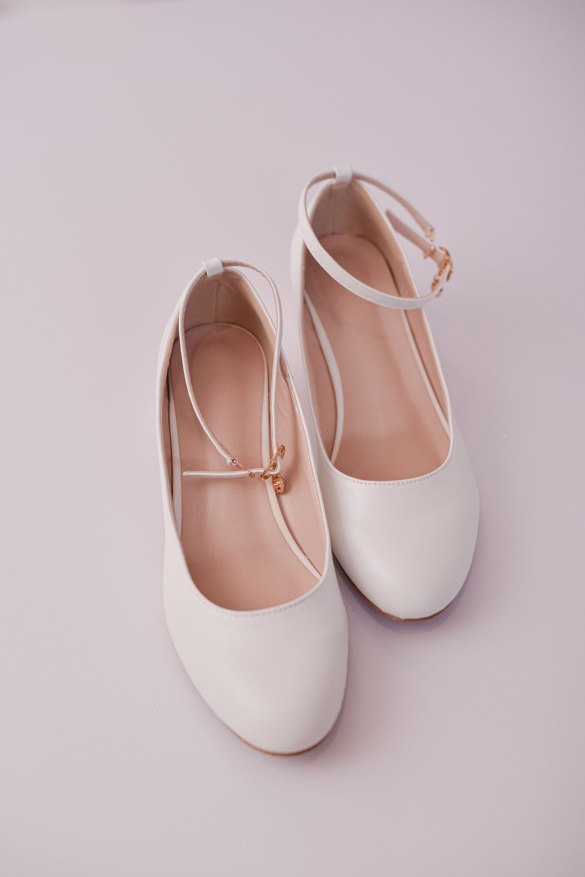 Ivory bridal Mary Jane shoes with 4cm heel