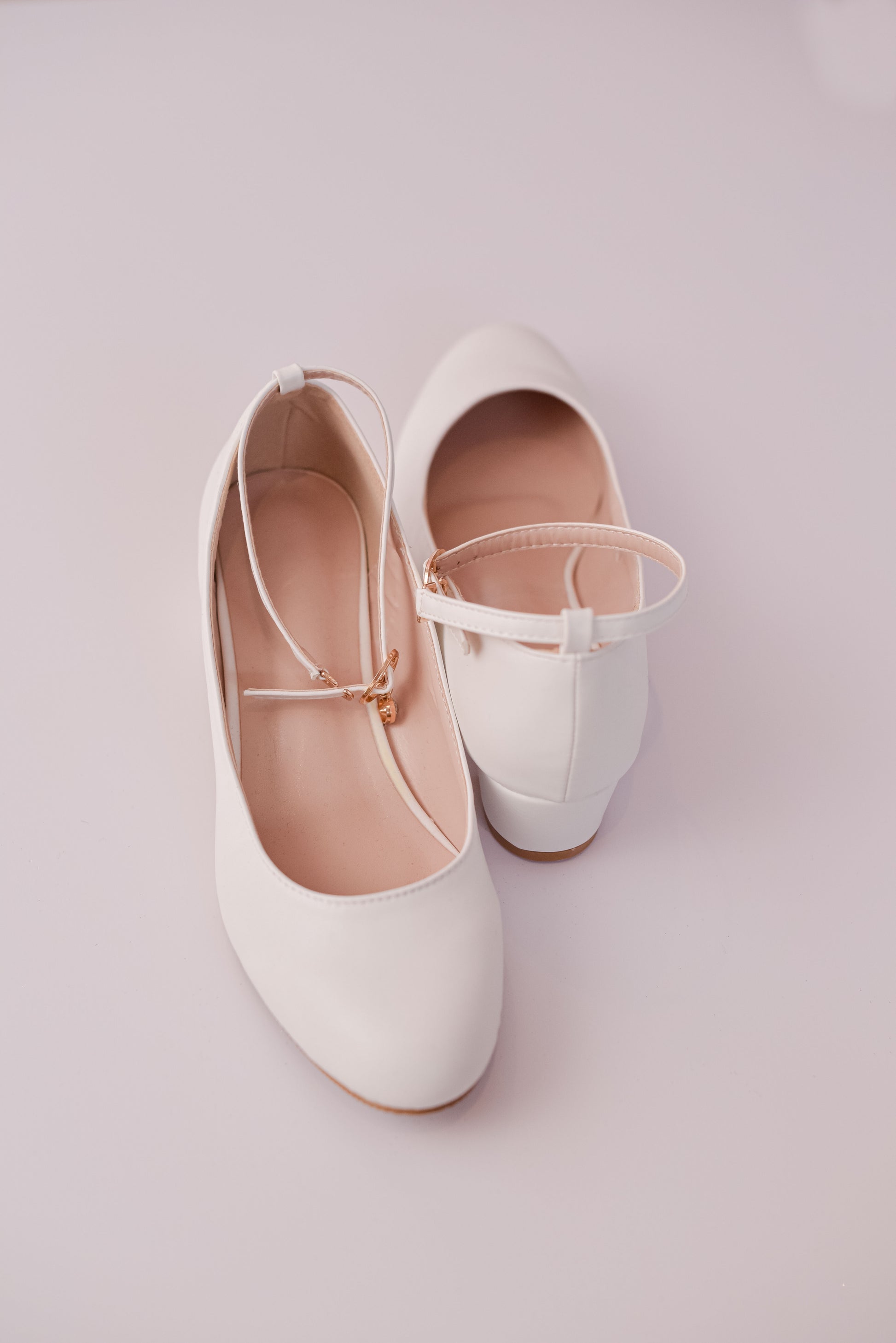 Ivory bridal Mary Jane shoes with 4cm heel