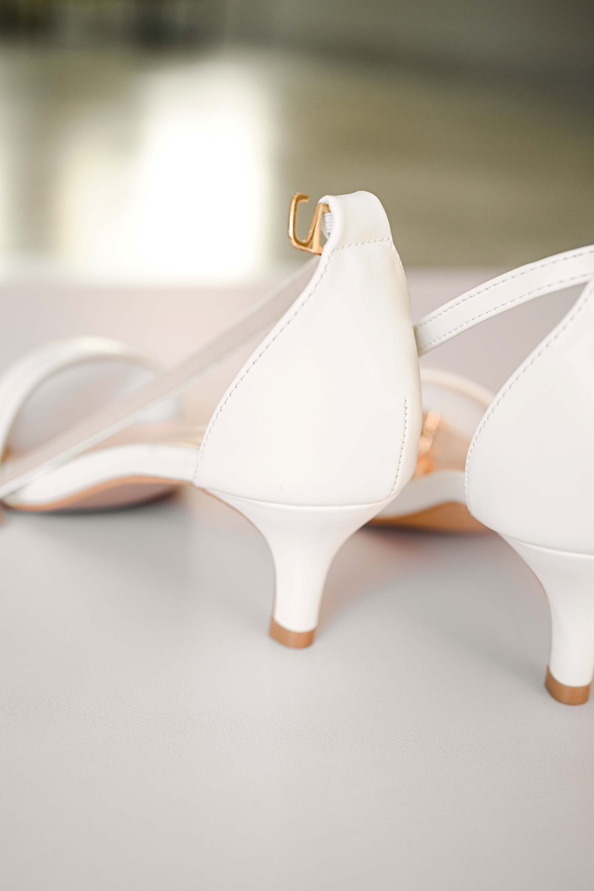5cm Fynbos ivory bridal kitten heel