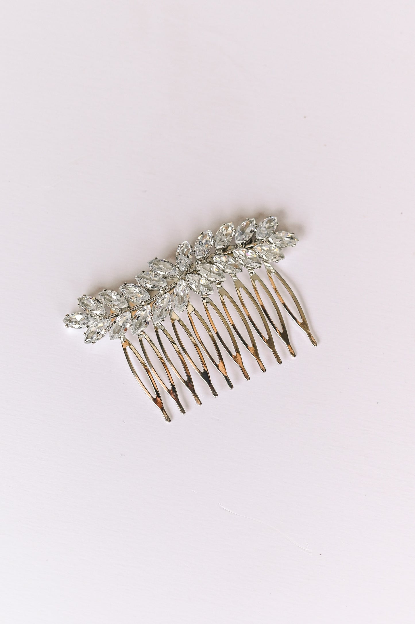 Rhinestone decorative hair comb